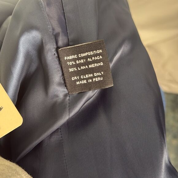 NWT Tom Gutie Blue Baby Alpaca Jacket - Picture 8 of 8